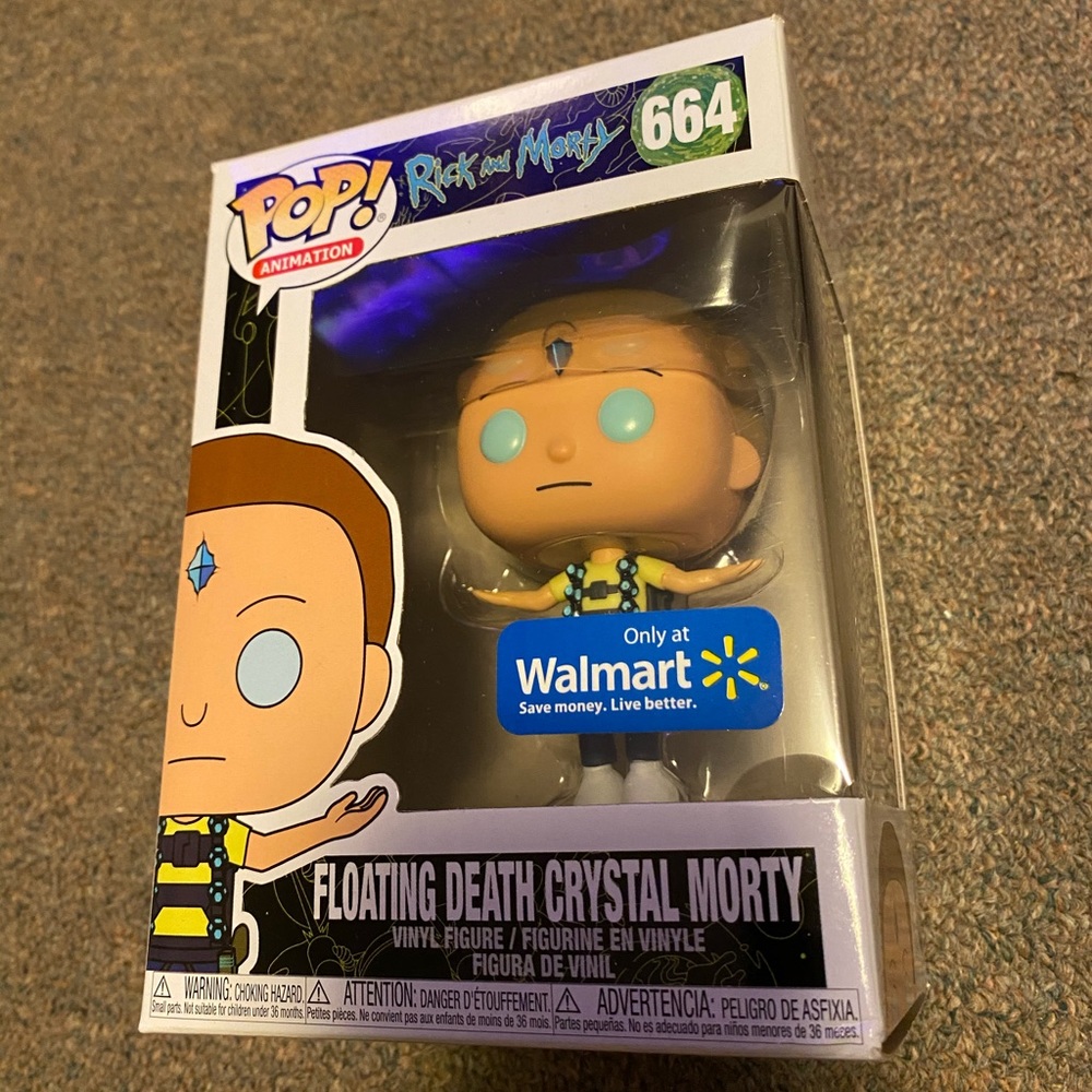 Floating Death Crystal Morty Funko Pop